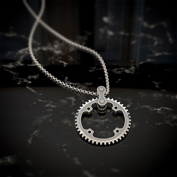※特別値下げ！CROWN NECKLACE GOLD ガボラトリーの18キャラット ゴールド スカル オン スパイク
