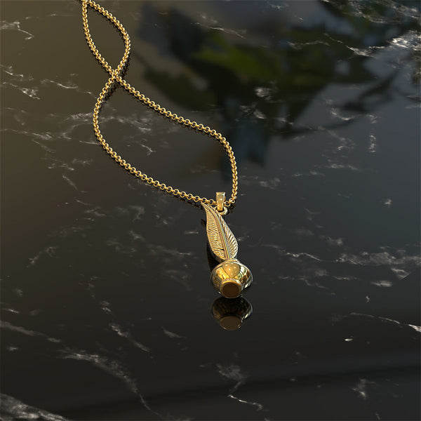 Quill Pen and Ink Bottle Necklace – ShineOn