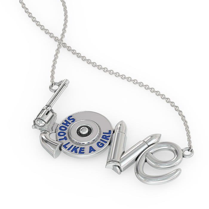 Shoot Like a Girl -  Ladies Necklace