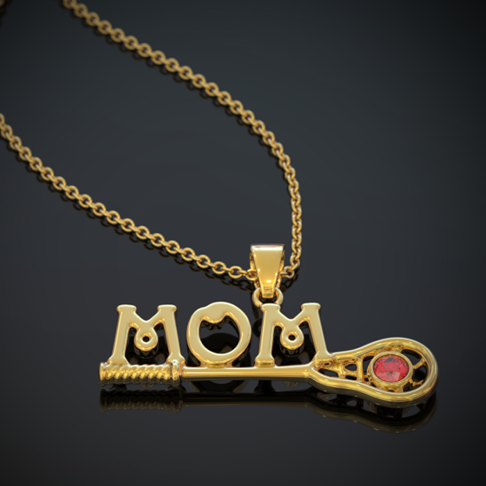 Lacrosse Mom Necklace