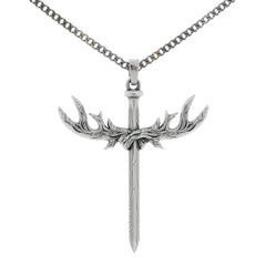 Antler Cross Pendant