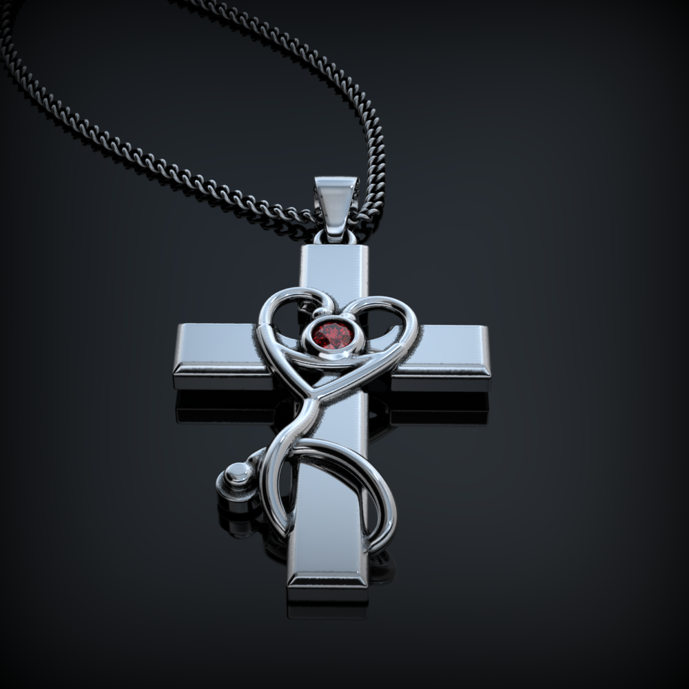 Nurse Cross Necklace
