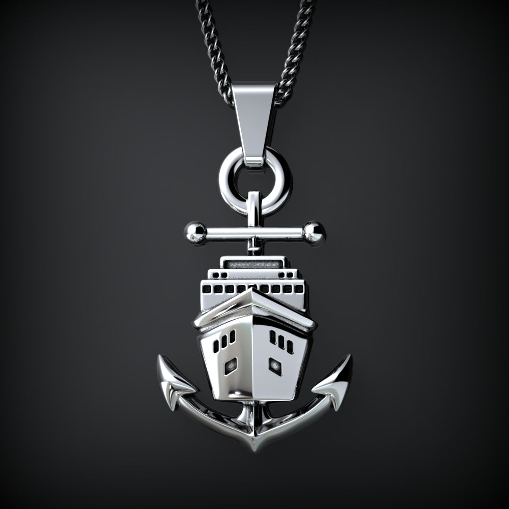Ship and Anchor Necklace - STRICTLY LIMITED EDITION