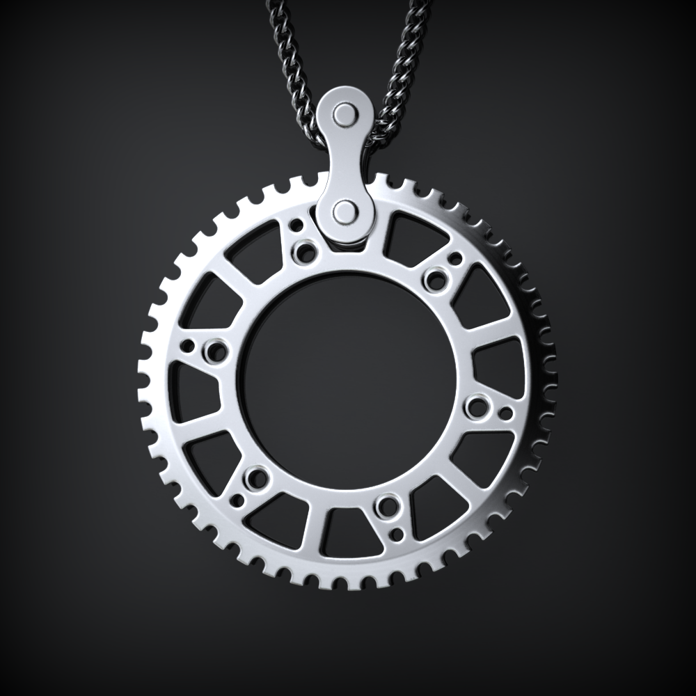 Motocross Cog Necklace - LIMITED EDITION