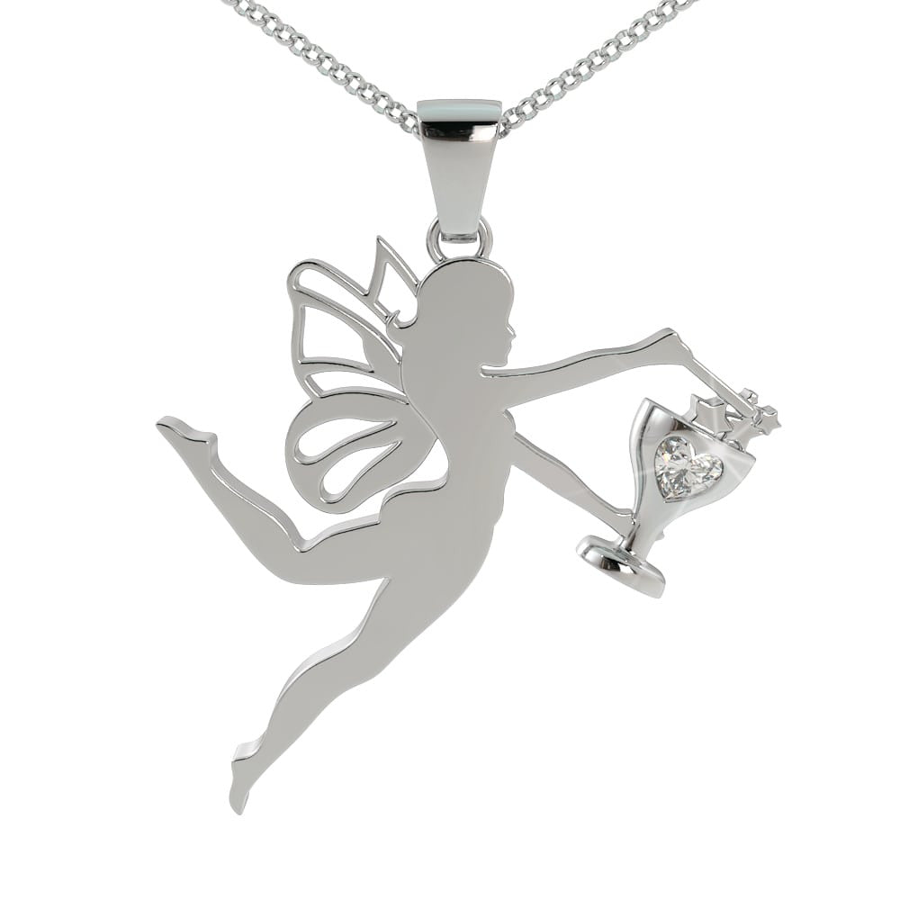 Fairy Dust and Wine Pendant