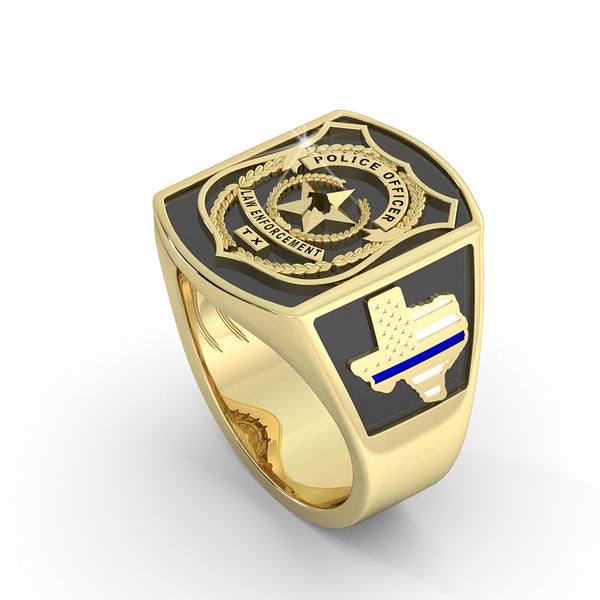 Texas Police Officer Ring - Limited Edition – ShineOn