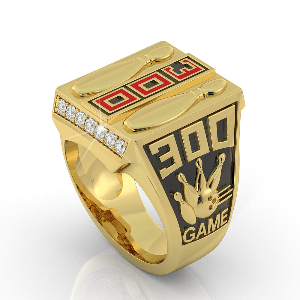 Custom Bowling Rings Bowling Perfect Game Ring – ShineOn
