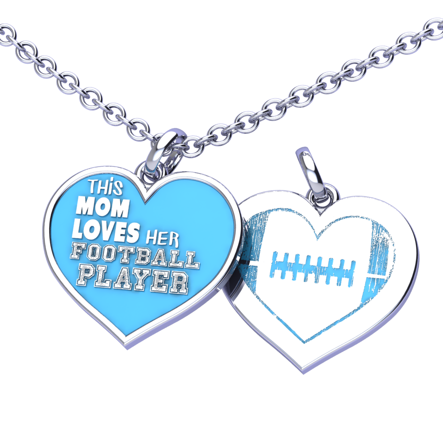 Football Mom Charm Pendant