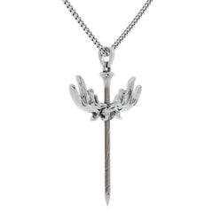 Antler Cross Pendant