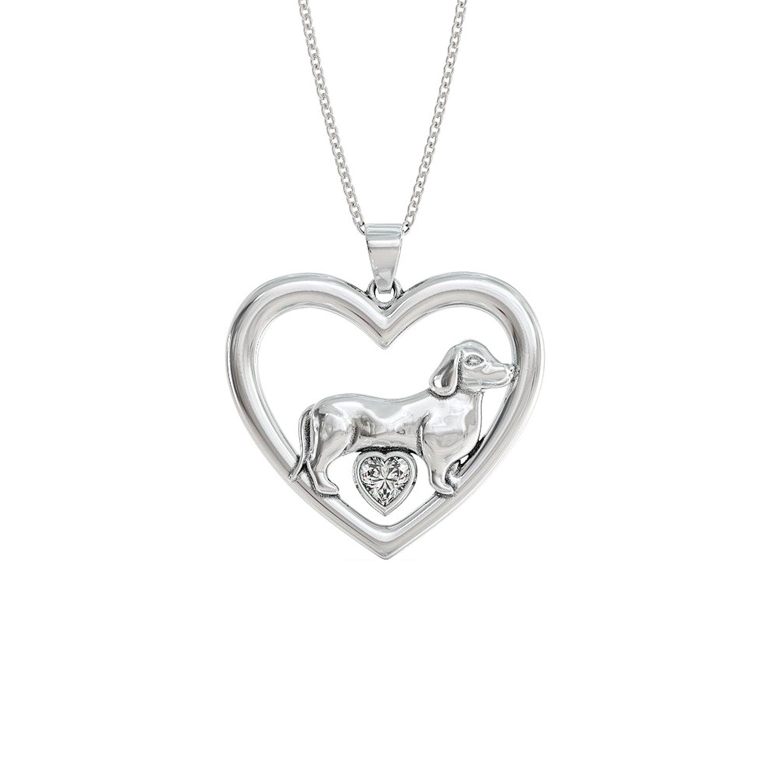 Love Dachshund Necklace