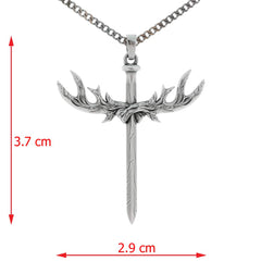 Antler Cross Pendant