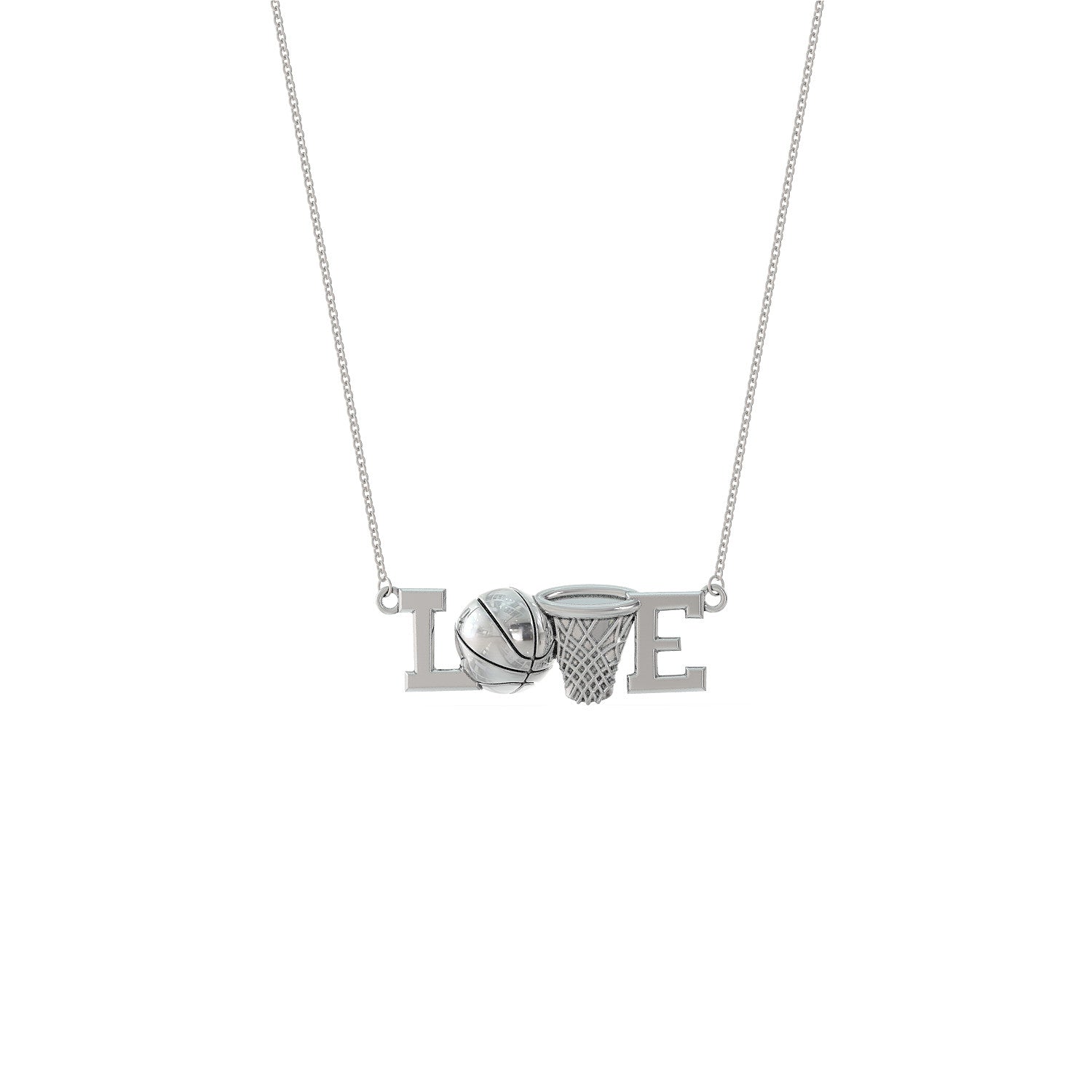 Love Basketball Necklace