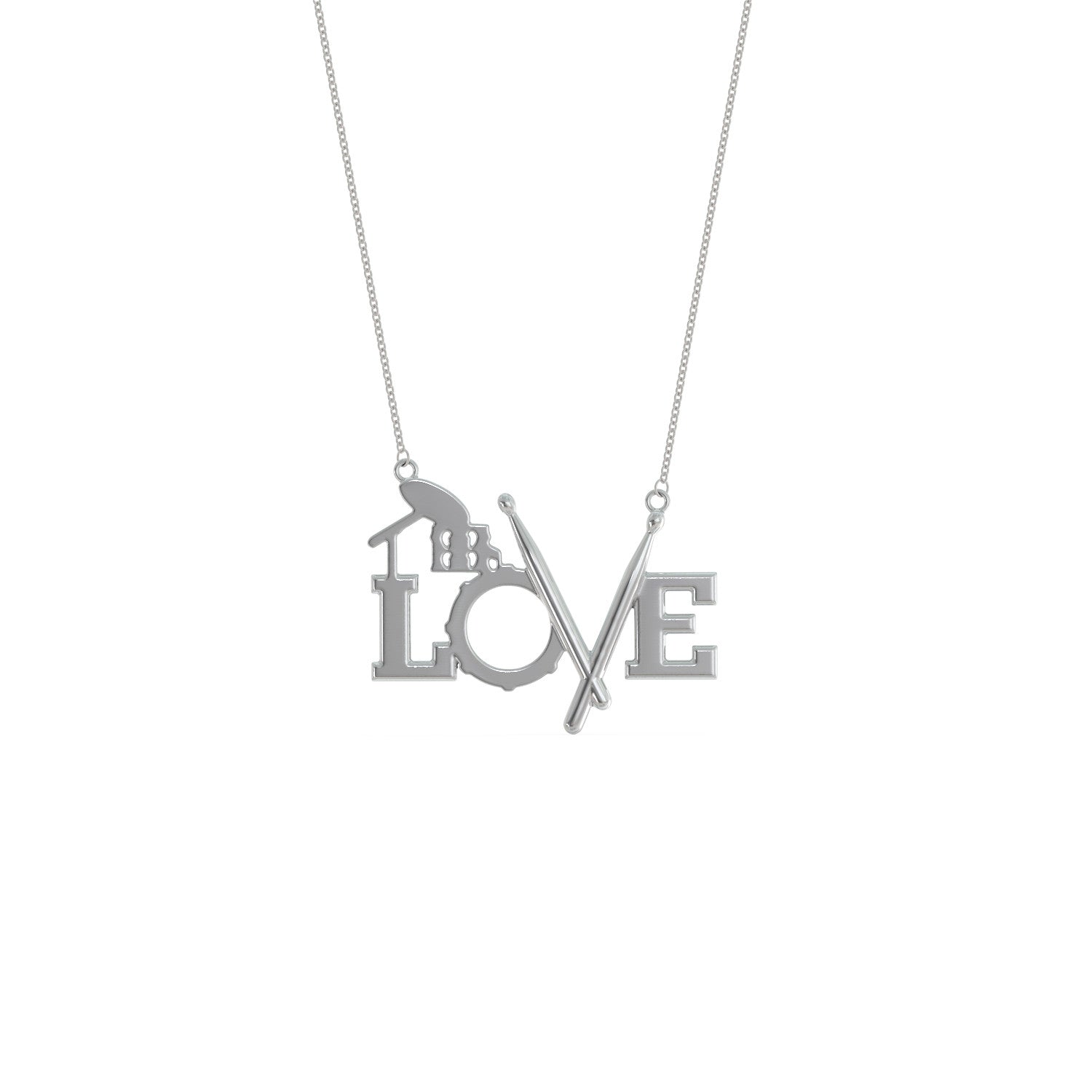 Love My Drums Necklace