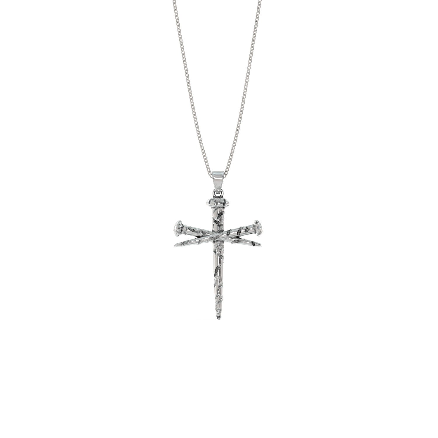 Nail Cross Necklace