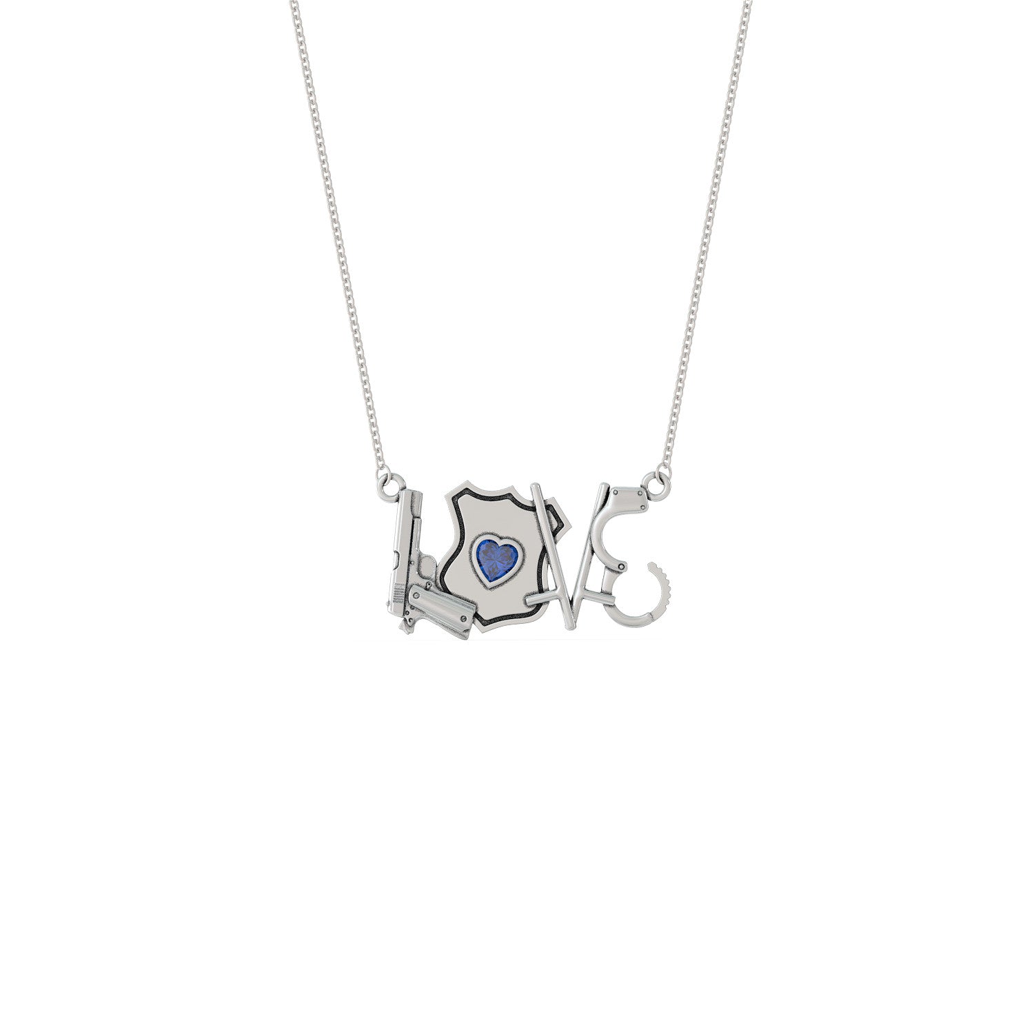 Police Love Necklace
