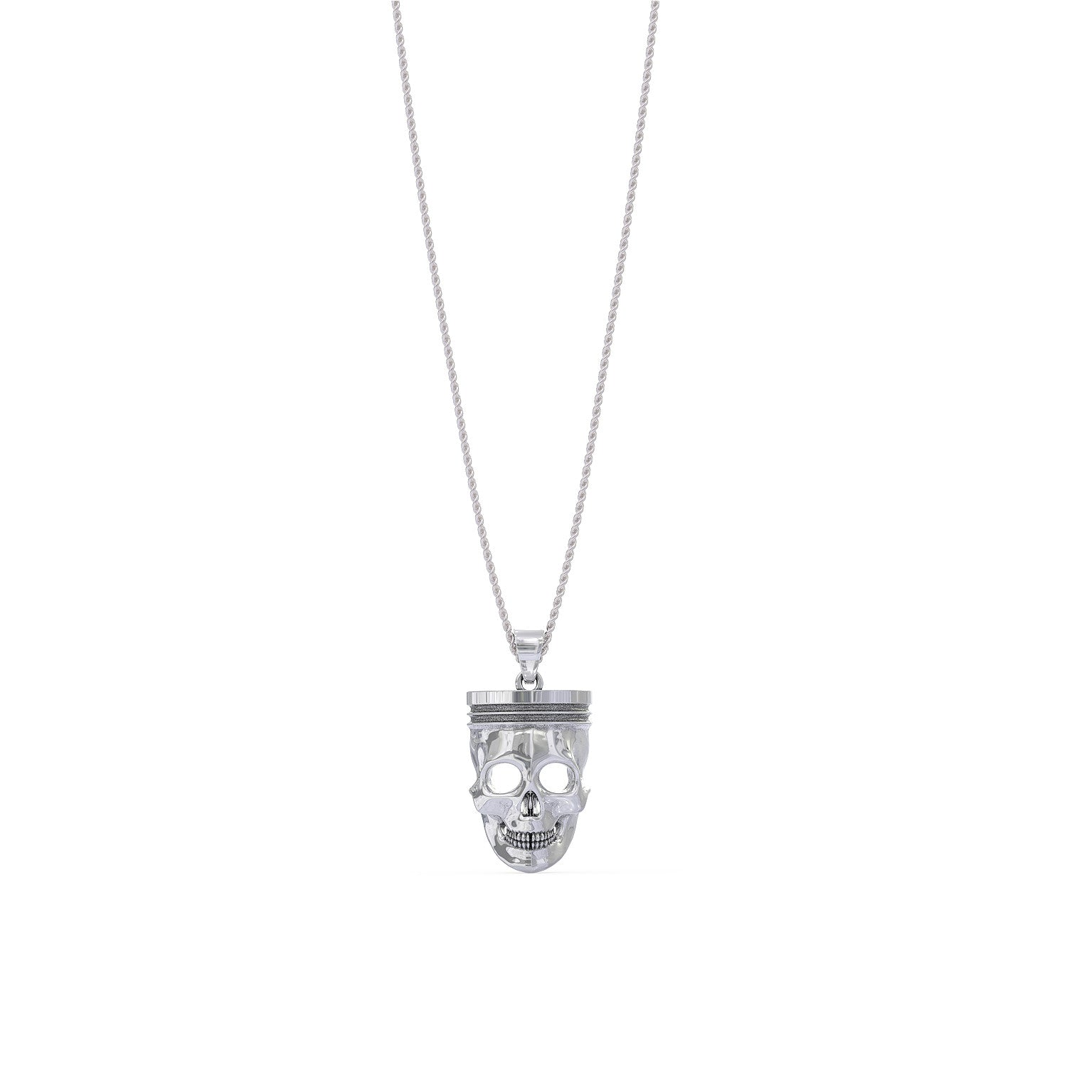Piston Skull Necklace