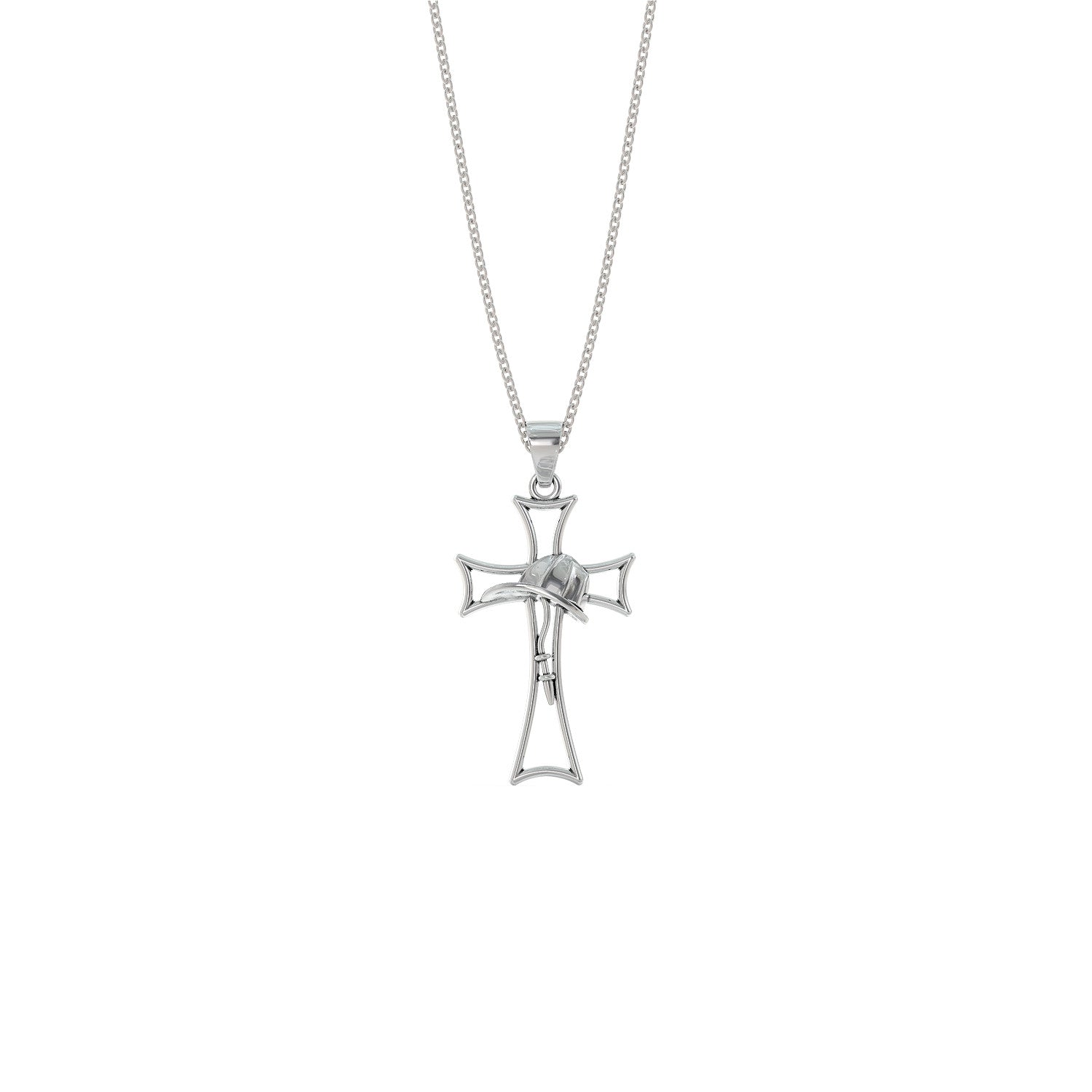 Firefighter Cross Necklace