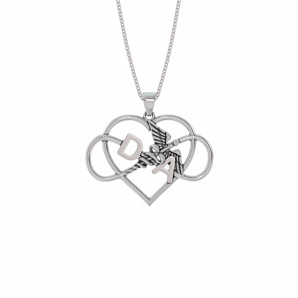 DA Heart Necklace
