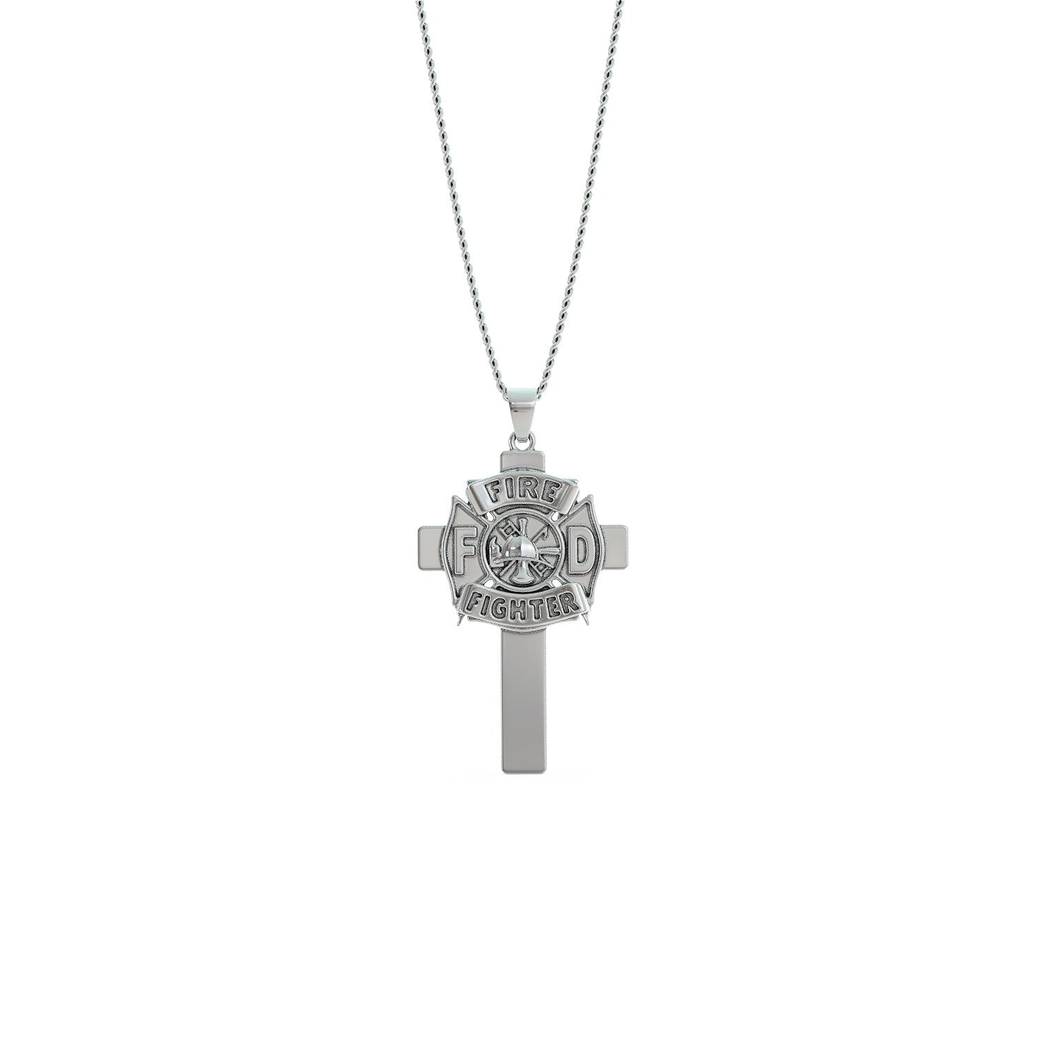 Firefighter Cross Necklace