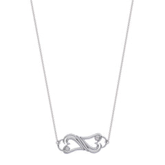 Two Hearts Connected Necklace