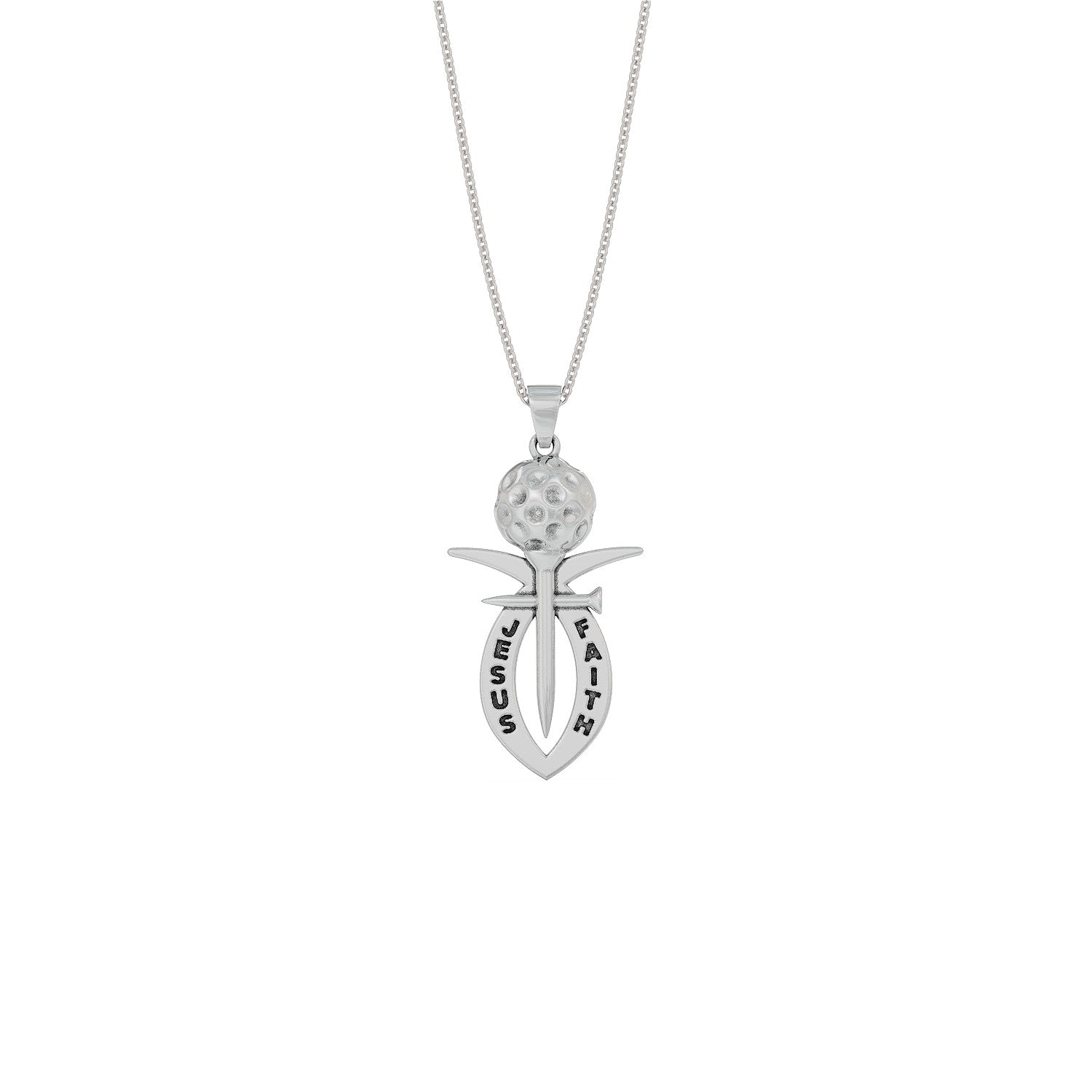 Golf Faith Necklace