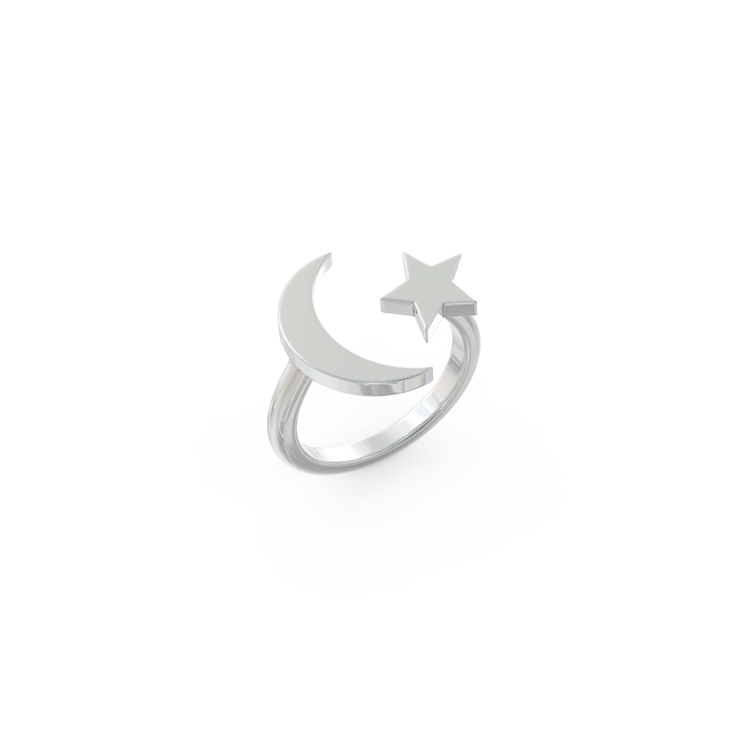 Moon and Stars Ring