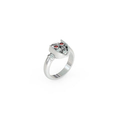 Skull Birthstone Ring