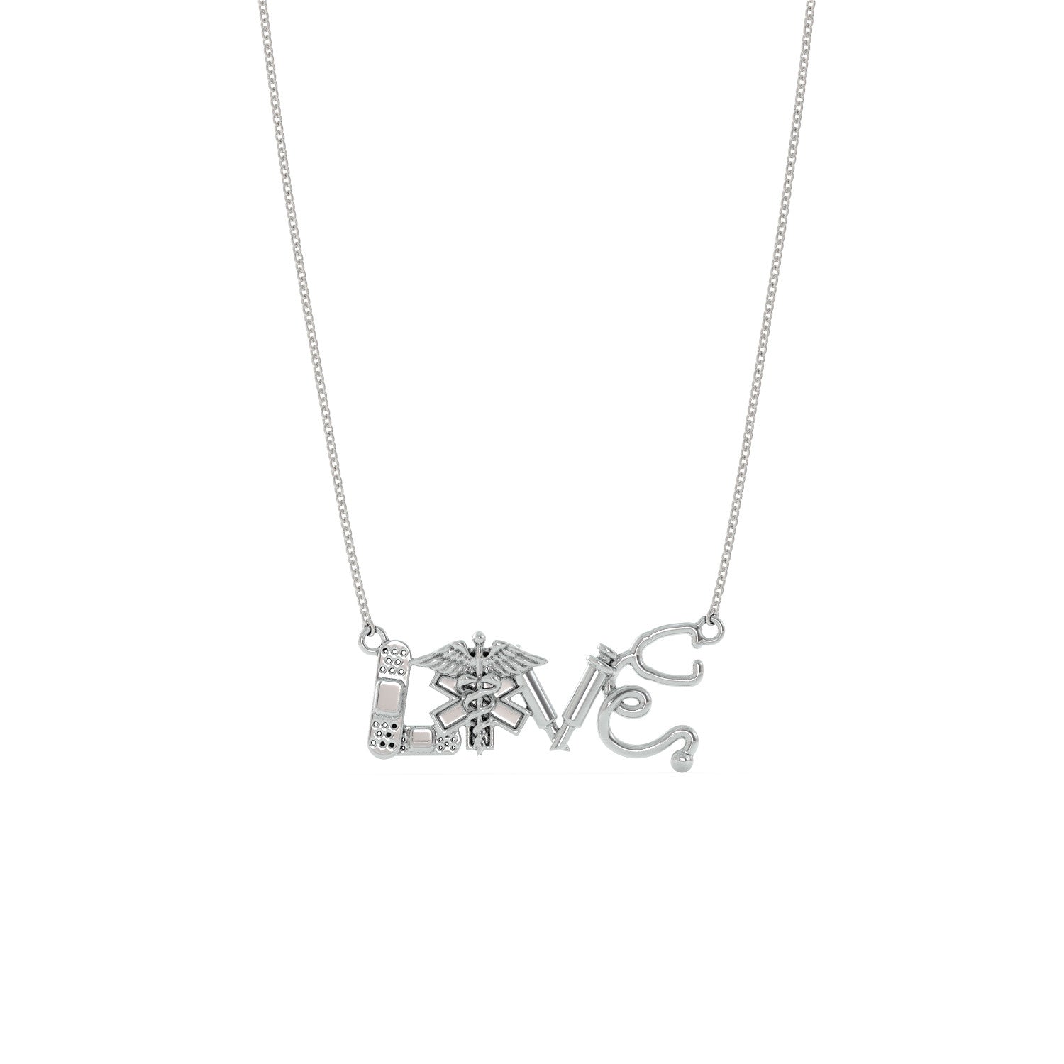 Nurse Love Pendant Necklace