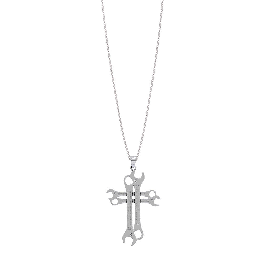 Mechanic's Cross Necklace