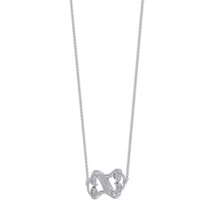 Two Hearts Connected Necklace