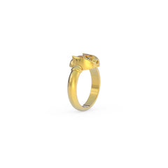Skull Birthstone Ring