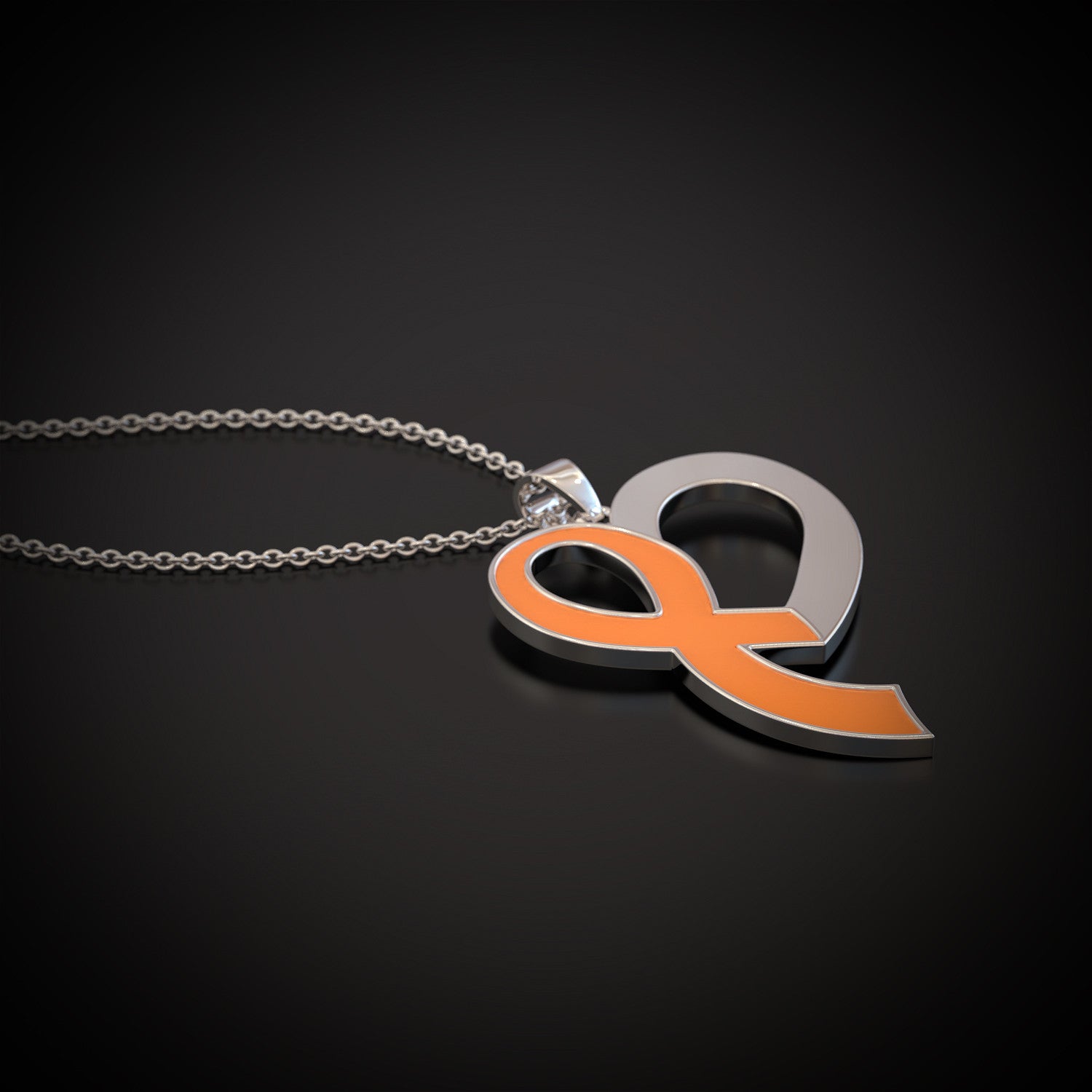 Multiple Sclerosis Awareness Ribbon Necklace – ShineOn