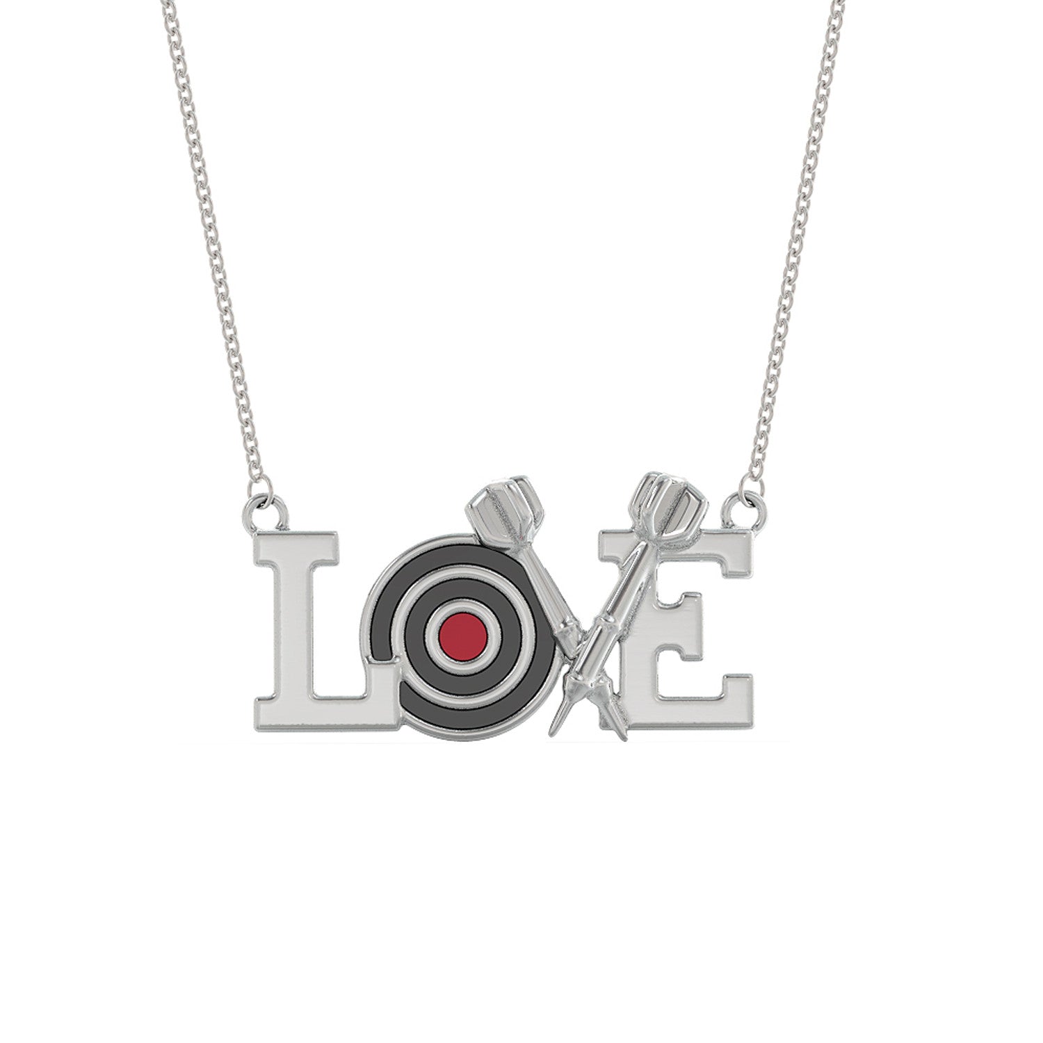 Lover of Darts Pendant Necklace