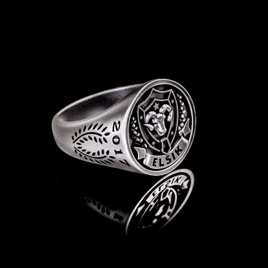 Square Signet Ring Blank Template